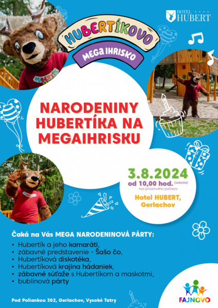 HUBERTÍKOVÁ 1. NARODENINOVÁ OSLAVA galériový obrázok 1